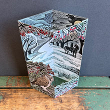 Charger l'image dans la galerie, Owl Flight by Angela Harding Concertina Blank Greeting Card with Envelope