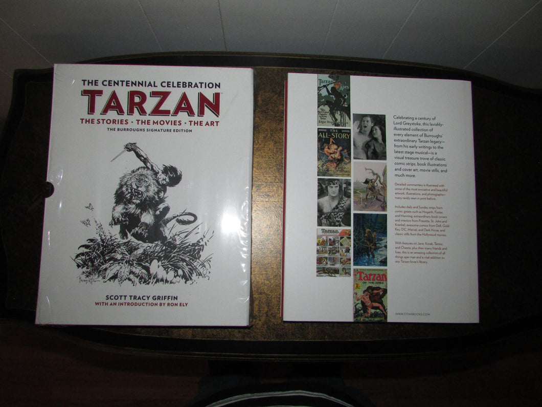 Tarzan the Centennial Celebration Scott Tracy Griffin; with an intro by Ron Ely- Collectable Limited Run Special Edition with Slipcase and Signed USED COPY LIKE NEW