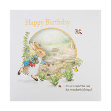 Load image into Gallery viewer, Beatrix Potter Peter Rabbit™ Birthday Card & Envelope The Book Nook
