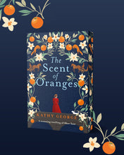 Load image into Gallery viewer, The Scent of Oranges : The stunning literary retelling of the beloved classic Oliver Twist from a brilliant Australian author. by  Kathy George *indie bookshop edition* with stunning sprayed edges!