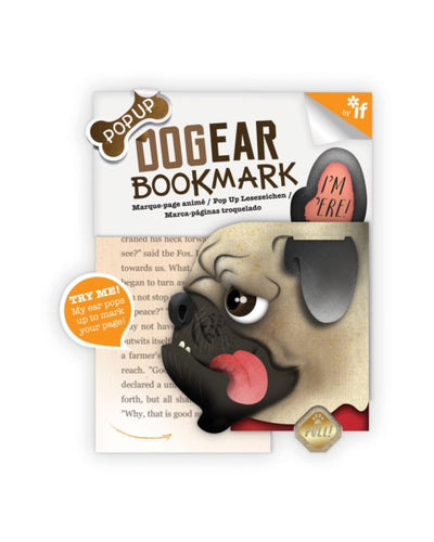 Dog Ear Bookmarks - Doug (Pug)-5035393374020