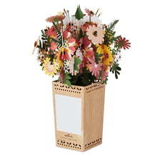 Load image into Gallery viewer, 3D Pop Up Flowers & Vase Paper Wonder Greeting Card & Envelope The Book Nook
