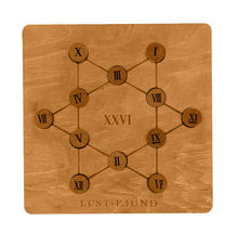 Cargar imagen en el visor de la galería, Lost & Found: Roman Numeral Puzzle The Book Nook