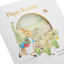 Load image into Gallery viewer, Beatrix Potter Peter Rabbit™ Birthday Card & Envelope The Book Nook
