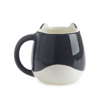 Cargar imagen en el visor de la galería, Kitty! Ceramic Black/White Mug The Book Nook
