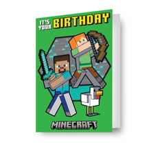 Cargar imagen en el visor de la galería, MINECRAFT LENTICULAR 3D-EFFECT CARD The Book Nook