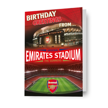 Charger l'image dans la galerie, Arsenal FC Football Club Emirates Stadium Pop-up Birthday Card