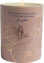 Charger l'image dans la galerie, Jane Austen: Be The Best Judge Ceramic Scented Candle (8.5 oz.) The Book Nook