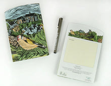Cargar imagen en el visor de la galería, Garden Birds by Angela Harding Concertina Greeting Card & Envelope