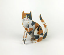 Charger l'image dans la galerie, Pop-Out Cat Blank Greeting Card by Alice Melvin