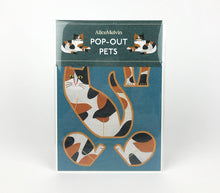 Charger l'image dans la galerie, Pop-Out Cat Blank Greeting Card by Alice Melvin