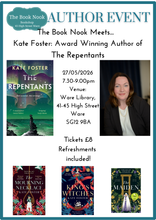 Charger l'image dans la galerie, Ticket: The Book Nook Meets...Kate Foster, Award Winning Author of The Repentants