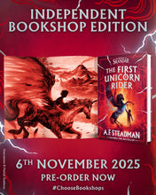 Load image into Gallery viewer, SIGNED EXCLUSIVE EDITION World of Skandar: The First Unicorn Rider : The must-have origin story to the number one bestselling fantasy adventure series by A.F. Steadman,