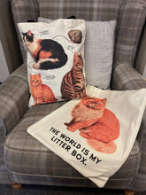 Cargar imagen en el visor de la galería, Moody Cats Canvas Tote by Galison The Book Nook