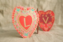 Cargar imagen en el visor de la galería, Love Concertina Greeting Card The Book Nook