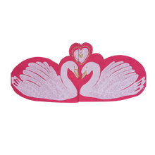 Load image into Gallery viewer, Kissing Swans Greeting Card The Book Nook