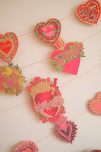 Load image into Gallery viewer, Hearts Sewn Garland The Book Nook