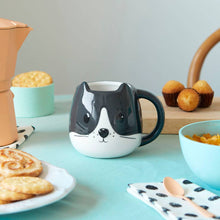 Cargar imagen en el visor de la galería, Kitty! Ceramic Black/White Mug The Book Nook