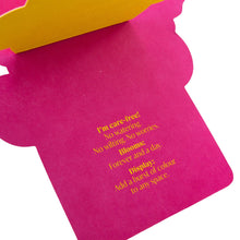 Load image into Gallery viewer, Magical Botanicals Paper Flowers Die Cut Vase Greeting Card & Envelope The Book Nook