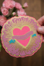 Load image into Gallery viewer, Ribbon Heart Greeting Card The Book Nook
