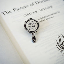 Load image into Gallery viewer, The Picture of Dorian Gray Enamel Pin Badge - Gothic Mirror
