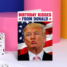 Cargar imagen en el visor de la galería, Birthday Kisses From Donald Greeting Card
