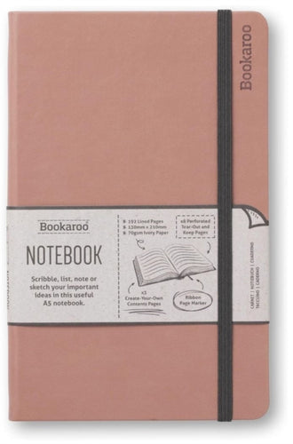 Bookaroo Notebook (A5) Journal - Blush-5035393432324