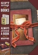 Gift Wrap for Books - Vintage Books-5035393924119