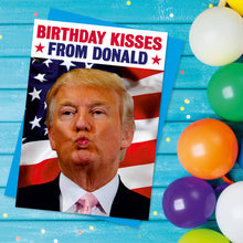 Cargar imagen en el visor de la galería, Birthday Kisses From Donald Greeting Card
