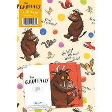 Load image into Gallery viewer, The Gruffalo 2 Sheets &amp; 2 Tags Wrapping Paper The Book Nook
