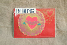 Load image into Gallery viewer, Ribbon Heart Greeting Card The Book Nook
