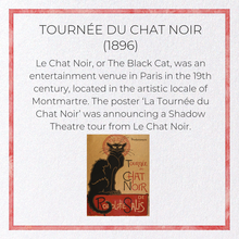Load image into Gallery viewer, TOURNÉE DU CHAT NOIR (1896): Painting Greeting Card
