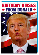 Cargar imagen en el visor de la galería, Birthday Kisses From Donald Greeting Card
