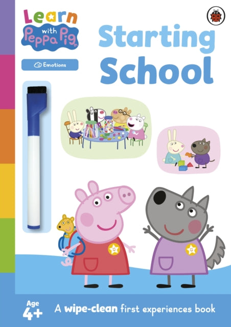 Learn with Peppa: Starting School wipe-clean activity book-9780241645635