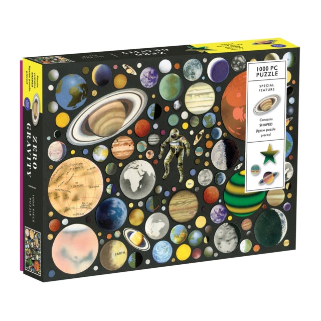Zero Gravity 1000 Piece Puzzle With Shaped Pieces-9780735357006