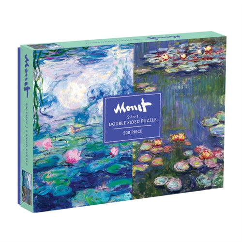Monet 500 Piece Double Sided Puzzle-9780735358133