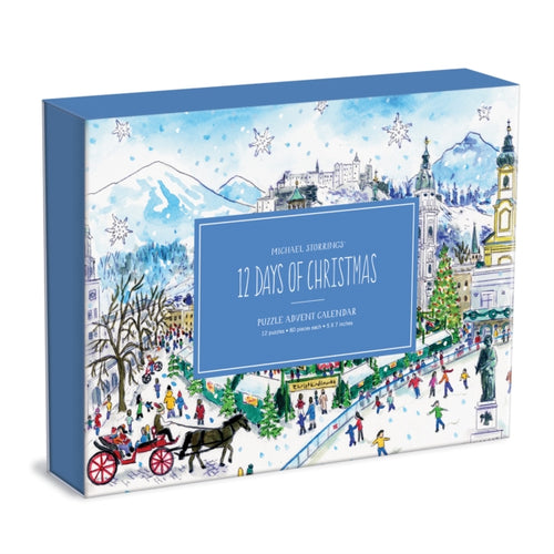 Michael Storrings 12 Days of Christmas Advent Puzzle Calendar-9780735370098