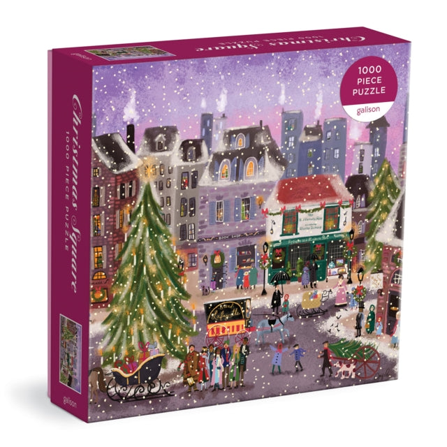 Joy Laforme Christmas Square 1000 Piece Puzzle in Square Box-9780735371187