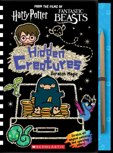 Wizarding World: Hidden Creatures Scratch Magic-9781338280944