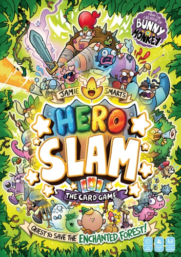 Jamie Smart's Hero Slam : The brand new card game from the no 1 bestselling creator of Bunny vs Monkey-9781399617123