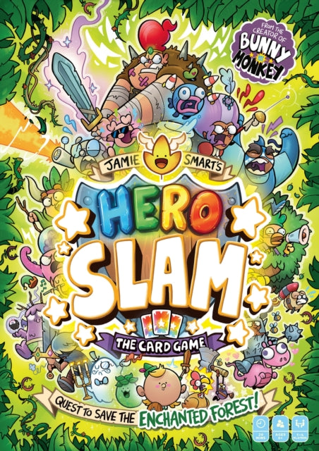 Jamie Smart's Hero Slam : The brand new card game from the no 1 bestselling creator of Bunny vs Monkey-9781399617123
