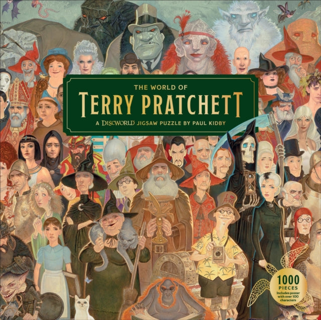 The World of Terry Pratchett : A 1000-piece Discworld jigsaw puzzle by Paul Kidby-9781399620697
