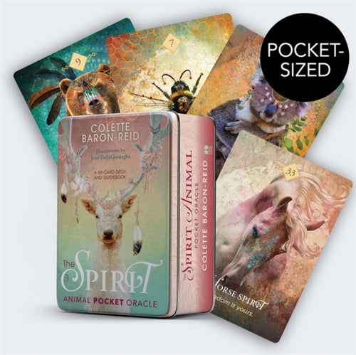 The Spirit Animal Pocket Oracle : A 68-Card Deck - Animal Spirit Cards with Guidebook-9781401973414
