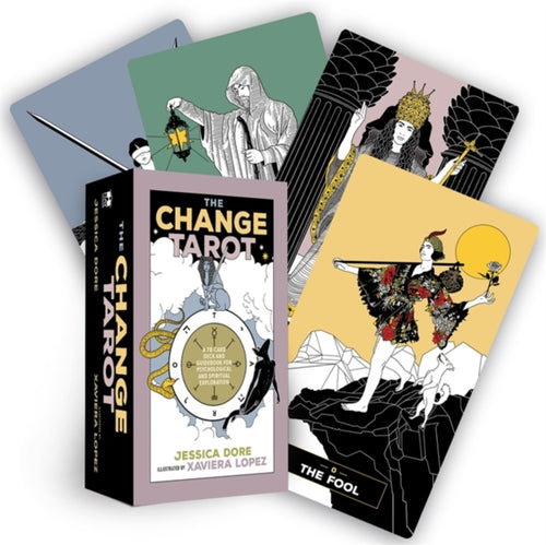 The Change Tarot : A 78-Card Deck and Guidebook for Psychological and Spiritual Exploration-9781401974718
