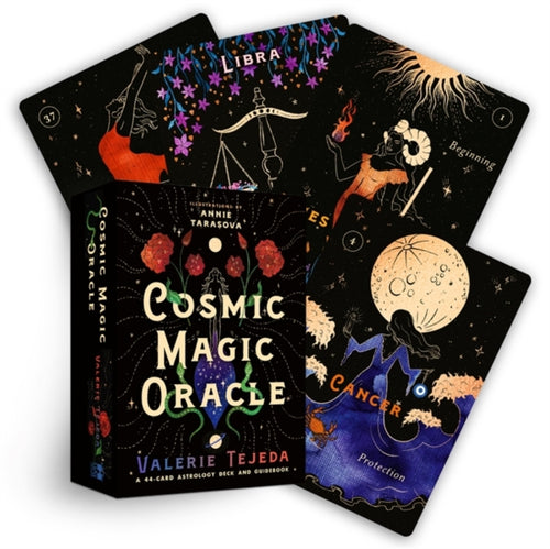 Cosmic Magic Oracle : A 44-Card Astrology Deck and Guidebook-9781401975388