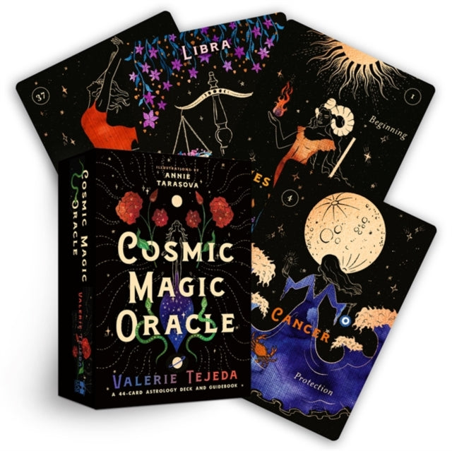 Cosmic Magic Oracle : A 44-Card Astrology Deck and Guidebook-9781401975388