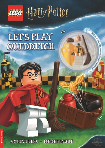 LEGO® Harry Potter™: Let's Play Quidditch Activity Book (with Cedric Diggory minifigure)-9781780557908