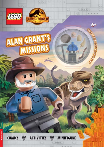 LEGO® Jurassic World™: Alan Grant’s Missions: Activity Book with Alan Grant minifigure-9781780558776