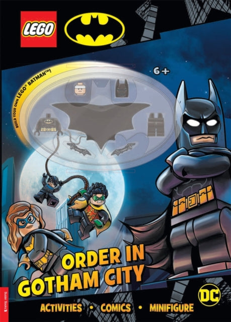 LEGO® Batman„¢: Order in Gotham City Activity Book  (with LEGO® Batman„¢ minifigure)-9781780559360