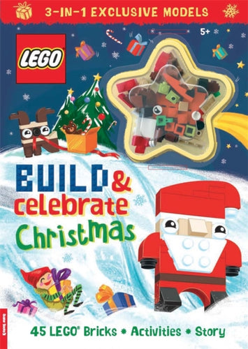 LEGO® Books: Build & Celebrate Christmas (includes 45 bricks)-9781780559971